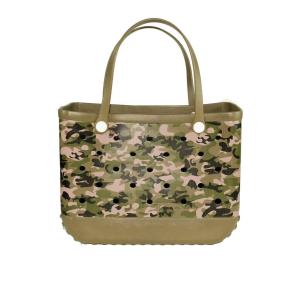 [Eva Beach Bag Printed] Cross-Border Hot Outdoor Print Hole Handbag Storage Satchel Pet Bag