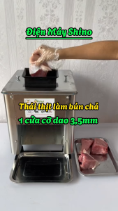 TS85 Máy thái thịt dao rời (Bộ dao tháo lắp dễ dàng đễ thay dao thế dầy mỏng và dễ vệ sinh) thay thế được lưỡi dao