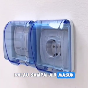 HH Penutup Colokan Listrik Cover Pelindung Kabel Saklar Dinding Tempel Type 86 Pengaman Socket Plug Waterproof