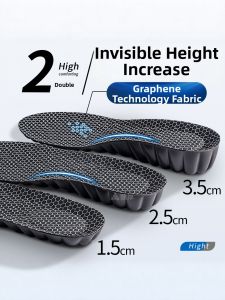 ZUYINBULUO | Graphene Arch Support Height Increase Insoles Hidden