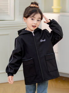 เสื้อคลุมกันหนาวแบบหนาสำหรับเด็ก ฤดูใบไม้ร่วง/ฤดูหนาว เสื้อคลุมกันหนาวแบบมีขนสำหรับเด็ก ผ้าไนลอน กันน้ำ ปกตัว ทรงหลวม