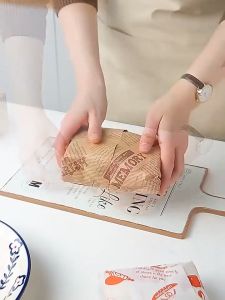 Wrapping Sheets Food Basket Liners 50/100pcs Greaseproof Baking Paper Sandwich Wrappers Paper Deli W