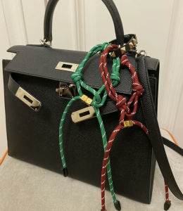 แฟชั่นเกาหลี Miu สไตล์สีสันปีนเขาเชือกไนลอนสร้อยข้อมือข้อเท้ากระเป๋า Charm อินเทรนด์ อุปกรณ์เสริมสําหรับกีฬากลางแจ้ง