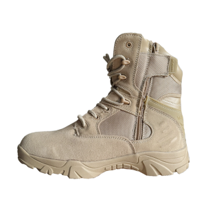 Delta High-Top Mens Tactical Boots Side Zip Fishing Security Boots Desert Shoes Outdoor Autumn Winter Camouflage Hiking Boots