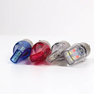 1pc Led Motorcycle Lights Bulbs 1157 2835 32smd Flashing Strobe Moto Accessories Brake Light Turn Signal Lamp Highlight Red 12V