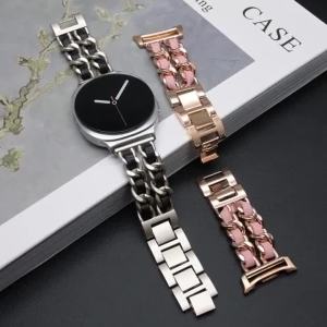 Stainless Steel Strap for Samsung Galaxy 9 8 44mm 40mm 8Classic 46mm Women Bracelet for Galaxy Watch Ultra 2/1 Watch Accessories