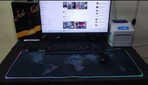 30*80cm World Map Mouse Mat New Design Gamer Computer Large Led Mousepad XXXL Custom Gaming RGB