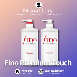 🌸100% Authentic🌸Shiseido FINO Premium Touch Hair Care Set (Shampoo 550ml+Conditioner 550ml) Repair damaged dry hair due to hair perm and heat