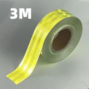 5cm*1/3/5M PET Truck Reflective Tapes Fluorescent Green High reflection Safety Caution Road Warning Reflectors Film For Vehicle