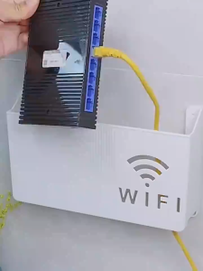 Wifi Shelf Set-top Box Rack TV Router Bracket Storage Box Wall Projector Space Wall-mounted Box