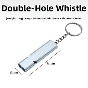 PATGEAR | Outdoor Survival Whistle High Frequency Double Hole