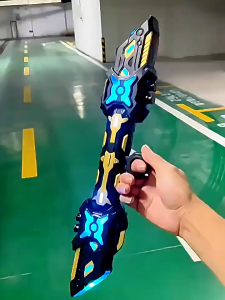 2in1 Seven color light sword can be extended USB charging laser sword childrens lightsaber