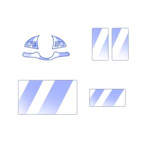XIAOSU | Rear Armrest TV Screen Tempered Film Modification HD Dashboard Membrane