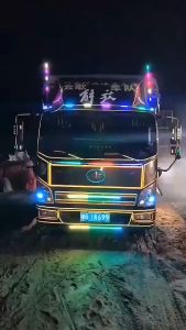 24V LED RGB Truck Antenna Light Whips Flagpole Lamp Colorful Streamer Flashing Pilot Lights for Jeep