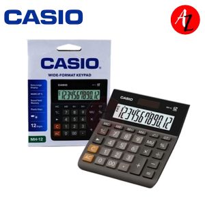 CASIO MH-12 12 Digit Wide Format Keypad Desktop Calculator