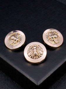 Nút Tròn Vàng Hình Ong Nhỏ Cao Cấp Thời Trang Áo Khoác Vest Nam Nữ Nút Quần Áo Chất Lượng Cao Cấp Nút Quần Áo