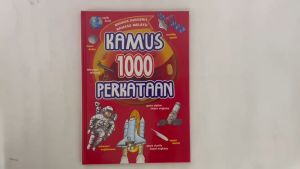 Kamus Bergambar 1000 Perkataan Berilustrasi Dwibahasa Inggeris Bahasa Melayu Buku Rujukan Awal untuk Kanak Kanak Belajar