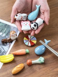 Jiaxun | Đế Đựng Đũa Sứ Dáng Nhật Dễ Thương 5 Cái