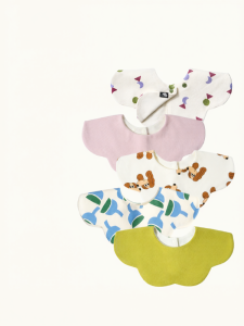 dooxy | Cotton A-grade Waterproof Petal-shaped Baby Bib