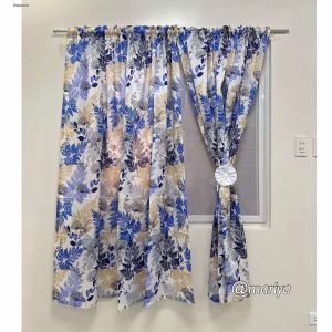Window Curtain Different Colors 60x72 Inches AGATHA HOME DECOR.  "Franze"