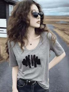 Áo Thun Vintage Thời Trang Dễ Dàng Slimming