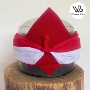 Bendo Merah Putih / Blangkon Merah Putih / Ikat Kepala Merah Putih