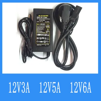 LED Strip Light Driver Adapter Transformer Constant Current 12V3A 12V5A 12V6A 36W 60W 72W Power Supply Home Decor Lighting