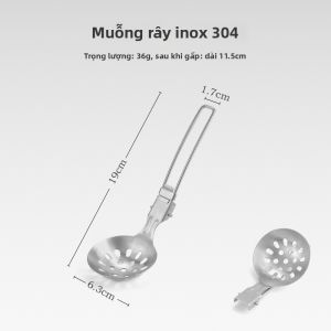 ISE MOUNT | Bộ Dụng Cụ Nấu Ăn Du Lịch Bằng Thép Không Gỉ