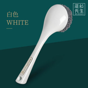 Detachable Kitchen Brush Mr. Grocerys PD. Stain Remover Cleaning Ball Portable Stainless Steel Handle Medium Size Brush