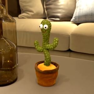Interactive Dancing Cactus Toy with Singing Dancing & Recording | FREE USB Cable | SG LOCAL STOCK