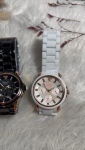Jam Tangan Wanita Alexandre Christie AC 2375 AC2375 Original Garansi Resmi 1 tahun - Ceramic