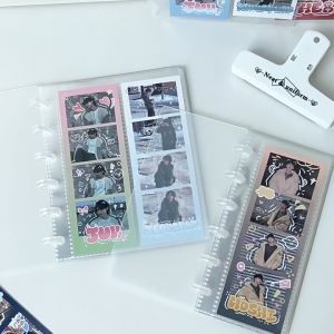 Korean 4 Grids Photo Strip Album INS Kpop Idol Photocard Album Photobooth Photo Collection Book 韩国人生四宫格相册韩国明星大头贴收纳卡册