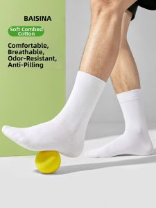 Baisina | Men Summer Thin Sport Cotton Socks Anti-Pilling Breathable Odor-Resistant
