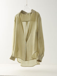 Lightweight Sun Protection Shirt Womens Outerwear Summer New Large Size Loose Long Sleeve Breathable Lyocell Blouse Versatile