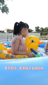 1.2m Inflatable Swimming Pool Baby Kids Pools Thickened Baby Pool Random Pattern
