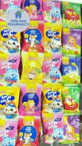 COMBO 10 Gói Kẹo Dẻo Canxi Tăng Đề Kháng Lợi Khuẩn Kẽm DHA Ích Nhi Cho Bé