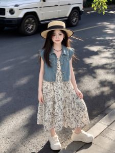 ZIRUIBABA | Floral Girls Dress Summer