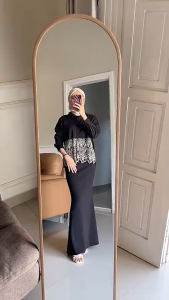 Rok Wanita Mermaid Skirt - Rok Duyung Scuba - Mermaid Maxi Skirt Rok Panjang wanita Rok Wanita Terbaru Murah Kekinian