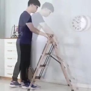 Portable Ladder: Non-Slip Lightweight Foldable Storage Ladder