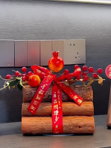 Firewood Housewarming Ceremony Housewarming Decoration New Home Entry Gifts Full Set