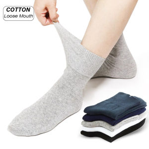 WuChu 2023 10pairs Of Men Large Size Cotton Socks For Diabete Hypertension Prevention Of Venous Curvature and Fat Socks Soft and Comfortable