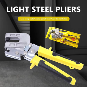 Metal Stud Crimper Aluminum alloy ceiling punch pliers drywall plastering tools double-handed keel pliers