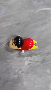 Kawaii Crayon Shin-Chan Anime Figure Dynamic New Life Series Clockwork Doll Pvc Decoration Gift