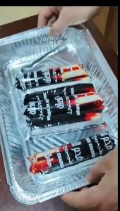 Disposable Instant BBQ Grill Set 4 pax 8 pax with Charcoal Portable Barbecue Set Outdoor Picnic Camping Barbeque Quick Setup one time