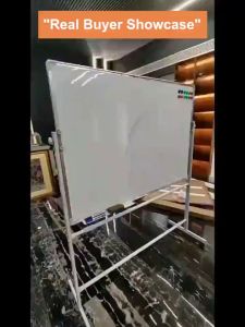 EXPOSE White Board with Stand Magnetic Stand  Multiple Sizes Office School Supplies Home Writing Board Wall Stickers