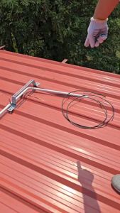 ขายึดแผงโซล่าเซลล์ PSI PV Clamp สำหรับใช้ติดตั้งกับหลังคาเมทัลชีทและกระเบื้องลอนคู่