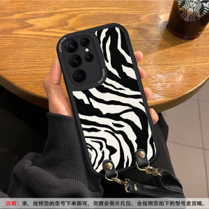 Ốp Lưng Điện Thoại Silicon Chống Rơi Họa Tiết Da Báo Cao Cấp Cho Samsung S25 S23 Ultra S24 S22+ Phụ Kiện Kỹ Thuật Số