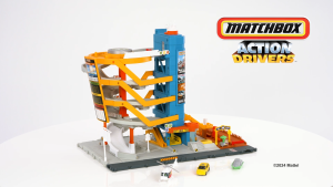 Matchbox Action Drivers Transportation Center With A 1:64 Scale Taxi Boat & Helicopter Plus A Food Vendor Accessory (3 Vehicles 1 Accessory)