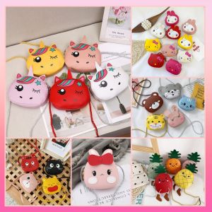 Kids Cartoon Sling Bag Girls Cute Coin Purse Children Crossbody Mini Bag Baby Girl Handbag Beg Budak Perempuan