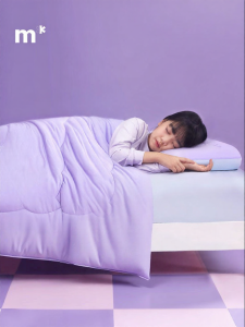 MERCURY Kids | Antibacterial and Dust Mite Proof Quilt Memory Foam Pillow Set